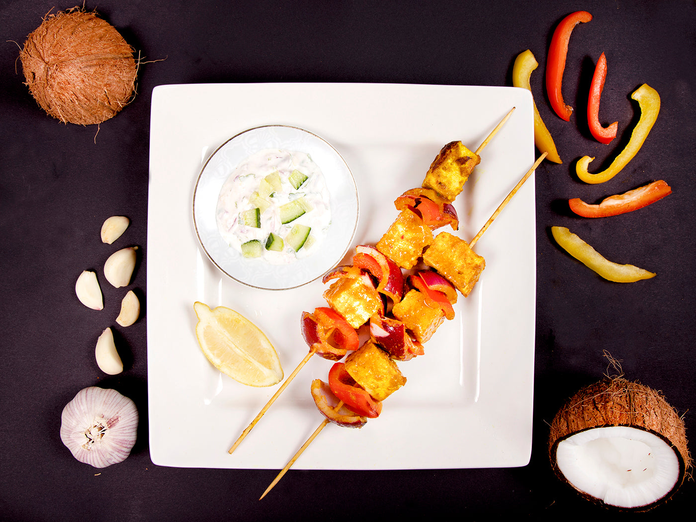 Paneer & Pepper Kebabs